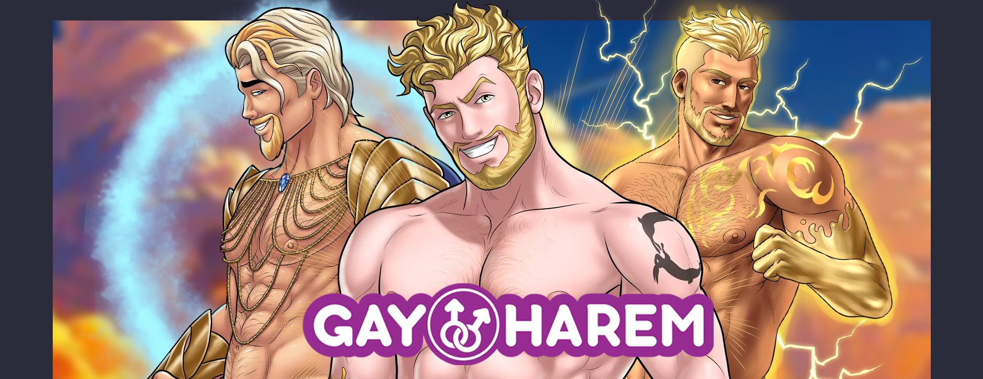 Gay Harem — Kinkoid が贈る無料ゲイハーレムRPG